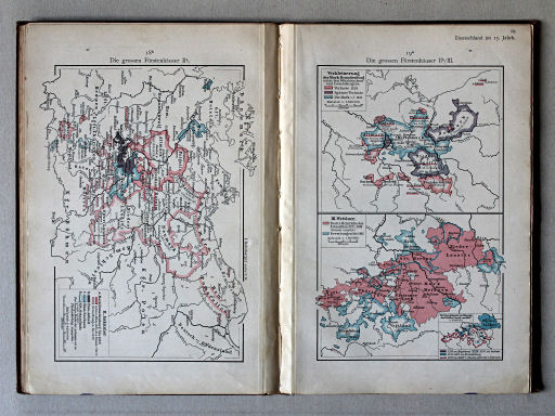 Putzgers Historischer Schul-Atlas, 1901
19a. Die grossen Fürstenhäuser IIb/III