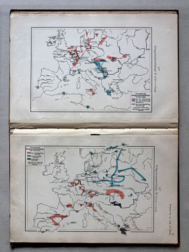 Putzgers Historischer Schul-Atlas, 1901
22b. Kriegszusammenhänge II (1672-1699)
23a. Kriegszusammenhänge III (1700-1721)