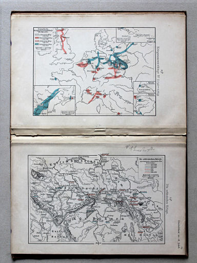 Putzgers Historischer Schul-Atlas, 1901
23b. Kriegszusammenhänge IV (1740-1763)
24a. Die schlesischen Kriege