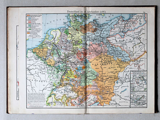 Putzgers Historischer Schul-Atlas, 1901
24. Deutschland im 18. Jahrhundert (1786)