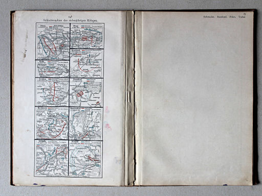 Putzgers Historischer Schul-Atlas, 1901
24b. Schlachtenpläne des siebenjährigen Krieges