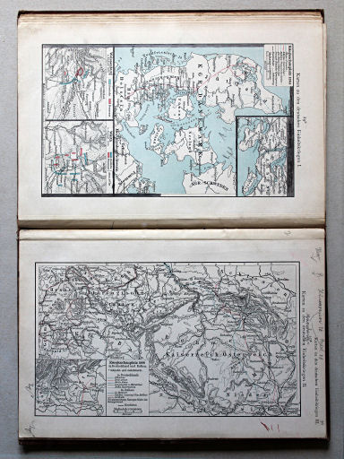 Putzgers Historischer Schul-Atlas, 1901
30a. Karten zu den deutschen Einheitskriegen II