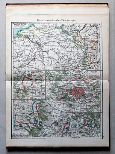 Putzgers Historischer Schul-Atlas, 1901
30. Karten zu den deutschen Einheitskriegen