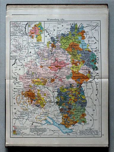 Putzgers Historischer Schul-Atlas, 1901
35. Württemberg 1789