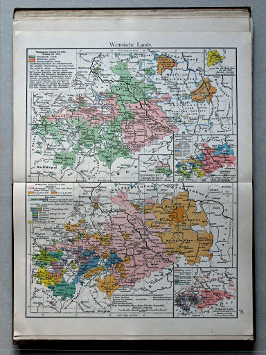 Putzgers Historischer Schul-Atlas, 1901
36. Wettinische Lande