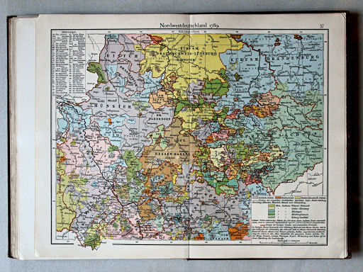Putzgers Historischer Schul-Atlas, 1901
37. Nordwestdeutschland 1789