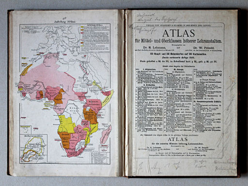 Putzgers Historischer Schul-Atlas, 1901
Schutblad achterin / Rear endpaper