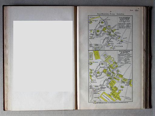 Putzgers Historischer Schul-Atlas, 1911
8a. Republikanisches Forum. Kaiserfora