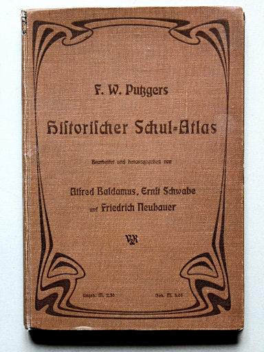 Putzgers Historischer Schul-Atlas, 1911
Voorkant band / Front cover