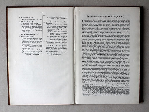 Putzgers Historischer Schul-Atlas, 1911
Inhoudsopgave 3, voorwoord 1 / Table of contents 3, preface 1