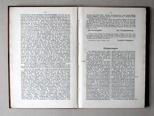 Putzgers Historischer Schul-Atlas, 1911
Voorwoord 2, toelichting 1 / Preface 2, explanations 1