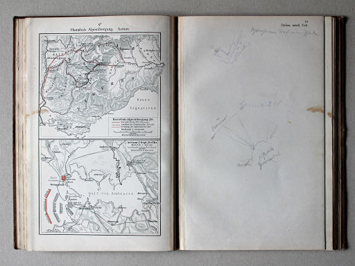 Putzgers Historischer Schul-Atlas, 1911
9b. Hannibals Alpenübergang. Actium
