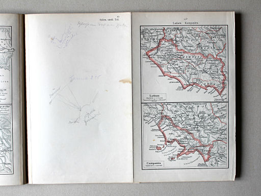 Putzgers Historischer Schul-Atlas, 1911
10b. Latium. Kampanien