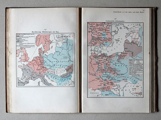 Putzgers Historischer Schul-Atlas, 1911
14b. Bevölkerung Mitteleuropas um 895
15a. Ostdeutsche Kolonisation