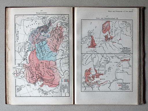 Putzgers Historischer Schul-Atlas, 1911
17a. Nord- und Ostseeherrschaft I/II