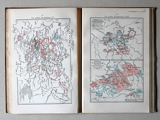 Putzgers Historischer Schul-Atlas, 1911
19a. Die großen Fürstenhäuser IIb/III
