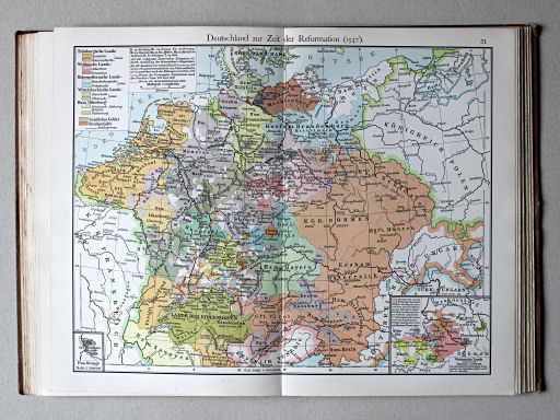 Putzgers Historischer Schul-Atlas, 1911
21. Deutschland zur Zeit der Reformation (1547)