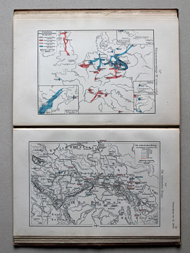 Putzgers Historischer Schul-Atlas, 1911
23b. Kriegszusammenhänge IV (1740-1763)
24a. Die schlesischen Kriege
