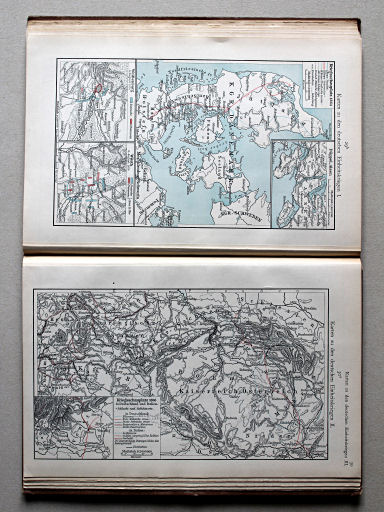 Putzgers Historischer Schul-Atlas, 1911
30a. Karten zu den deutschen Einheitskriegen II