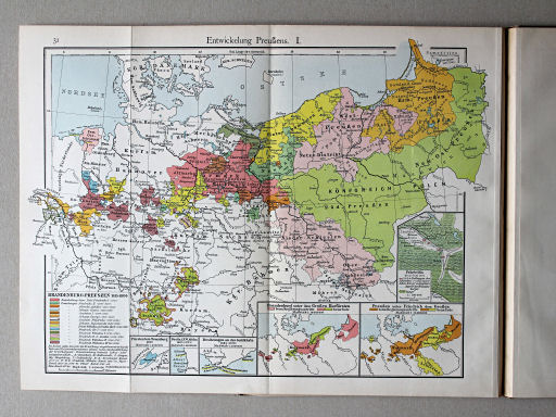 Putzgers Historischer Schul-Atlas, 1911
31. Entwickelung Preußens. I