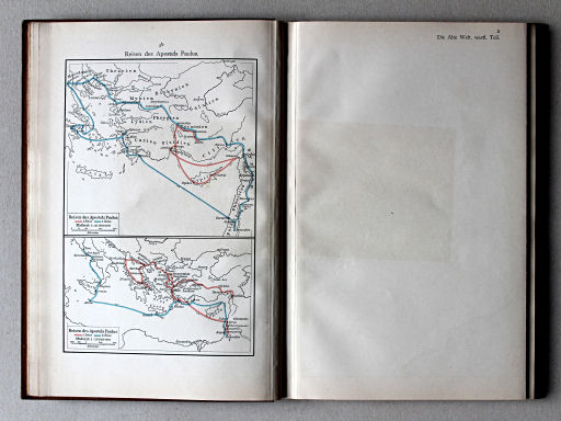Putzgers Historischer Schul-Atlas, Schweiz, 1913
1b. Reisen des Apostels Paulus
