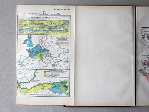 Putzgers Historischer Schul-Atlas, Schweiz, 1913
3a. Peutingersche Tafel. Kelten. Nordwestafrika