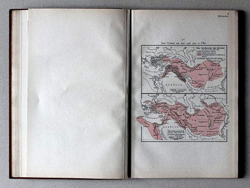 Putzgers Historischer Schul-Atlas, Schweiz, 1913
4a. Der Orient um 600 und 500 v. Chr.