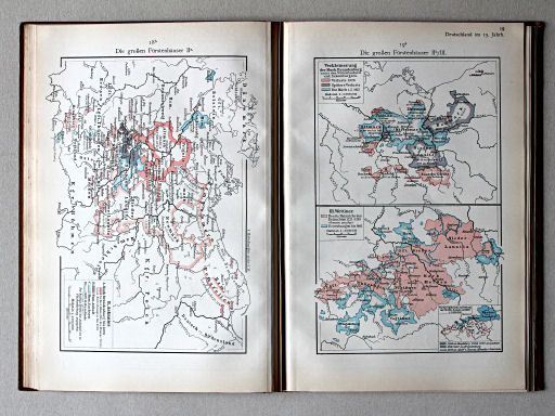 Putzgers Historischer Schul-Atlas, Schweiz, 1913
19a. Die großen Fürstenhäuser IIb/III