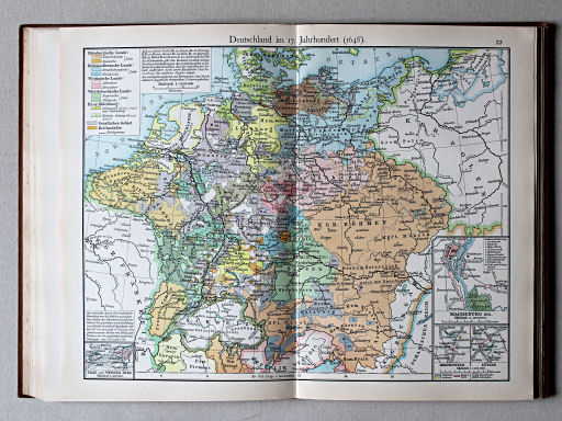 Putzgers Historischer Schul-Atlas, Schweiz, 1913
22. Deutschland im 17. Jahrh. (1648)