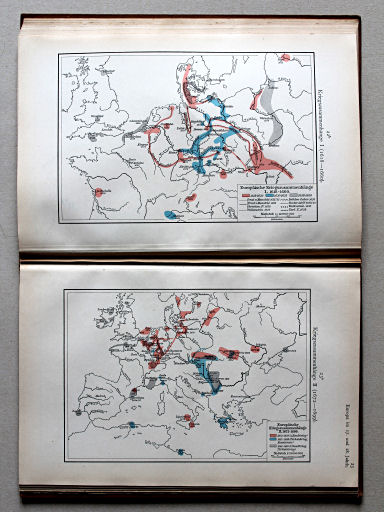 Putzgers Historischer Schul-Atlas, Schweiz, 1913
22b. Kriegszusammenhänge I (1618-1660)
23a. Kriegszusammenhänge II (1672-1699)