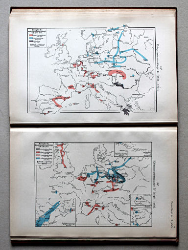 Putzgers Historischer Schul-Atlas, Schweiz, 1913
23b. Kriegszusammenhänge III (1700-1721)
24a. Kriegszusammenhänge IV (1740-1763)