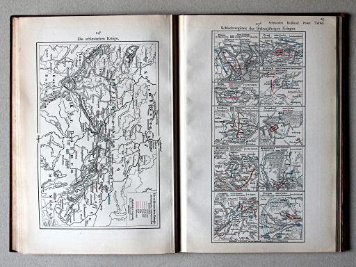 Putzgers Historischer Schul-Atlas, Schweiz, 1913
25a. Schlachtenpläne des Siebenjährigen Krieges