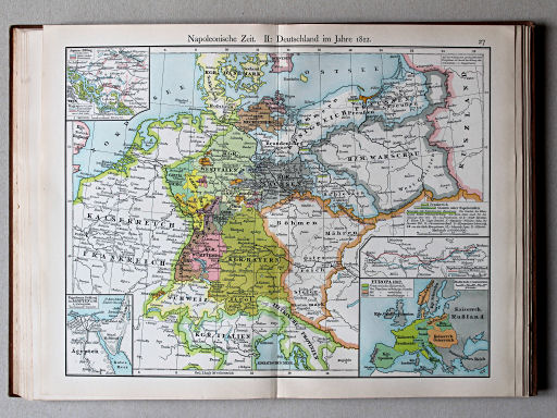 Putzgers Historischer Schul-Atlas, Schweiz, 1913
27. Napoleonische Zeit II: Deutschland im Jahre 1812