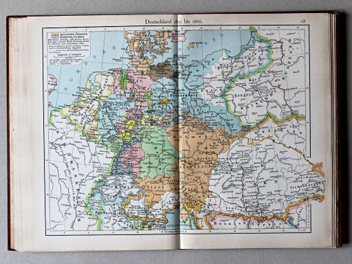 Putzgers Historischer Schul-Atlas, Schweiz, 1913
28. Deutschland 1815 bis 1866
