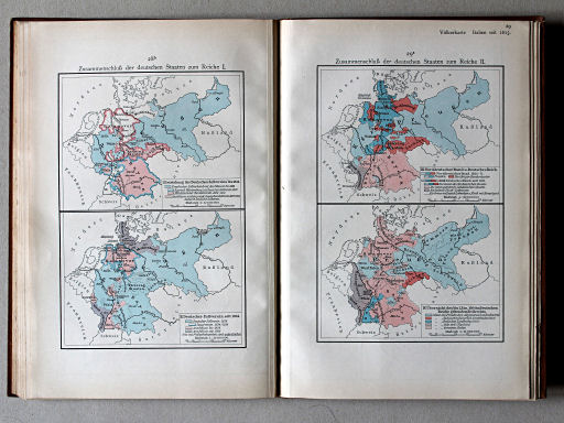 Putzgers Historischer Schul-Atlas, Schweiz, 1913
28b. Zusammenschluß der deutschen Staaten zum Reiche I
29a. Zusammenschluß der deutschen Staaten zum Reiche II