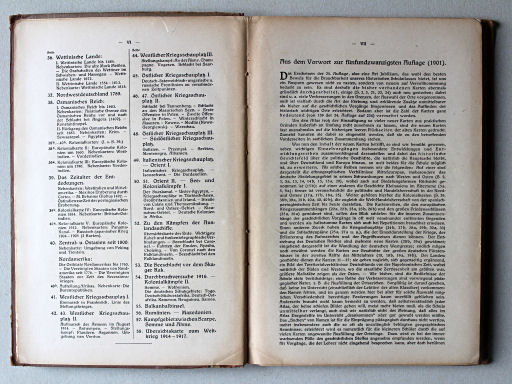 Putzgers Historischer Schul-Atlas, 1918
Inhoudsopgave 3, voorwoord 1 / Table of contents 3, preface 1