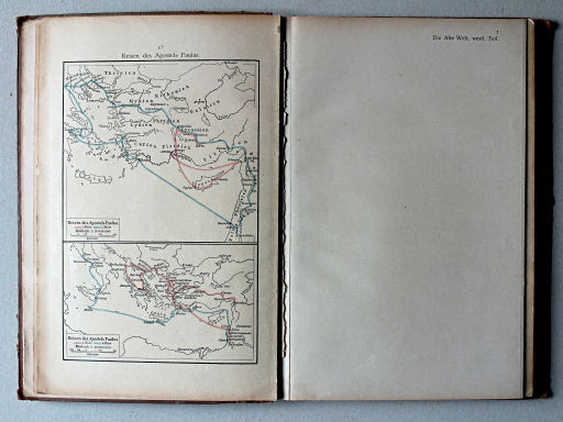 Putzgers Historischer Schul-Atlas, 1918
1b. Reisen des Apostels Paulus