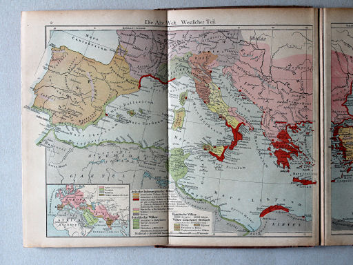 Putzgers Historischer Schul-Atlas, 1918
2. Die Alte Welt. Westlicher Teil