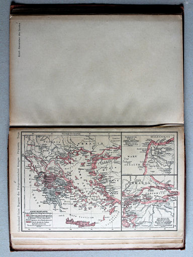 Putzgers Historischer Schul-Atlas, 1918
4b. Griechenland beim Beginne des Peloponnesischen Krieges. Propontis. Troja