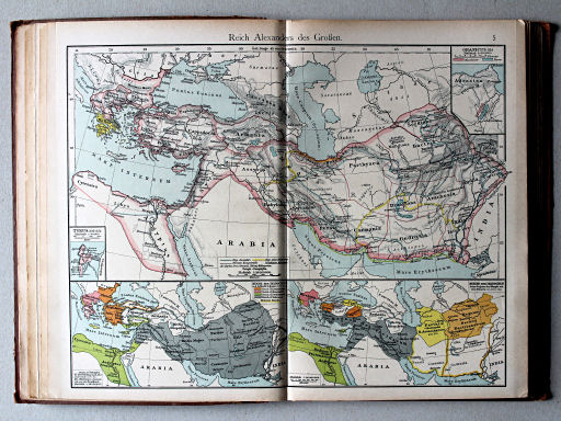 Putzgers Historischer Schul-Atlas, 1918
5. Reich Alexanders des Grossen
