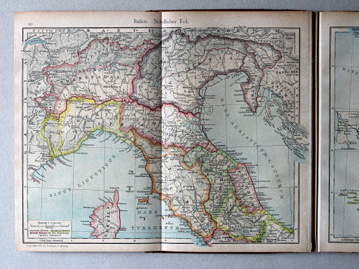 Putzgers Historischer Schul-Atlas, 1918
10. Italien. Nördlicher Teil