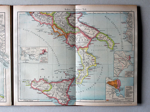 Putzgers Historischer Schul-Atlas, 1918
11. Italien. Südlicher Teil