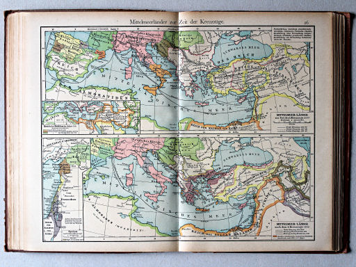 Putzgers Historischer Schul-Atlas, 1918
16. Mittelmeerländer zur Zeit der Kreuzzüge