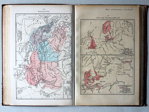 Putzgers Historischer Schul-Atlas, 1918
17a. Nord- und Ostseeherrschaft I/II