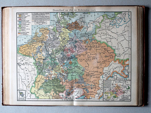 Putzgers Historischer Schul-Atlas, 1918
21. Deutschland zur Zeit der Reformation (1547)