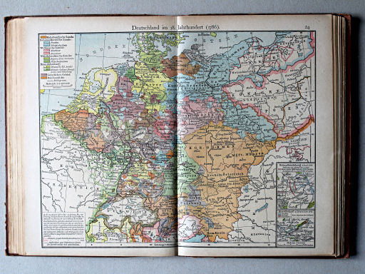 Putzgers Historischer Schul-Atlas, 1918
24. Deutschland im 18. Jahrh. (1786)