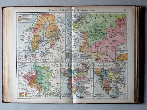 Putzgers Historischer Schul-Atlas, 1918
25. Schweden. Rußland. Polen. Orientalische Frage