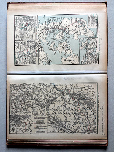 Putzgers Historischer Schul-Atlas, 1918
30a. Karten zu den deutschen Einheitskriegen II