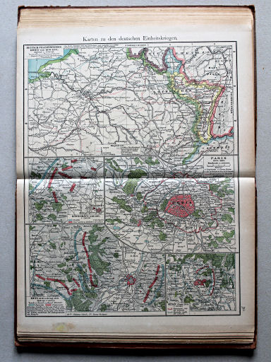 Putzgers Historischer Schul-Atlas, 1918
30. Karten zu den deutschen Einheitskriegen