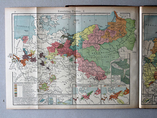 Putzgers Historischer Schul-Atlas, 1918
31. Entwickelung Preußens. I